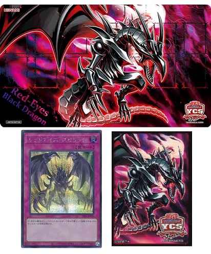 遊戯王　YCSJ　レッドアイズ　デュエルセット　プレイマット