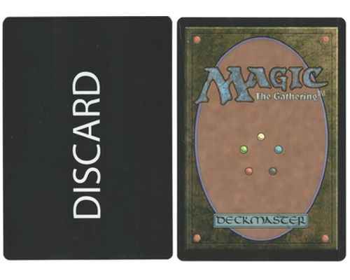 MTG DISCARD フィラーカード エラーカード マジックザギャザリング MTG エラーカード フィラーカード discard foil