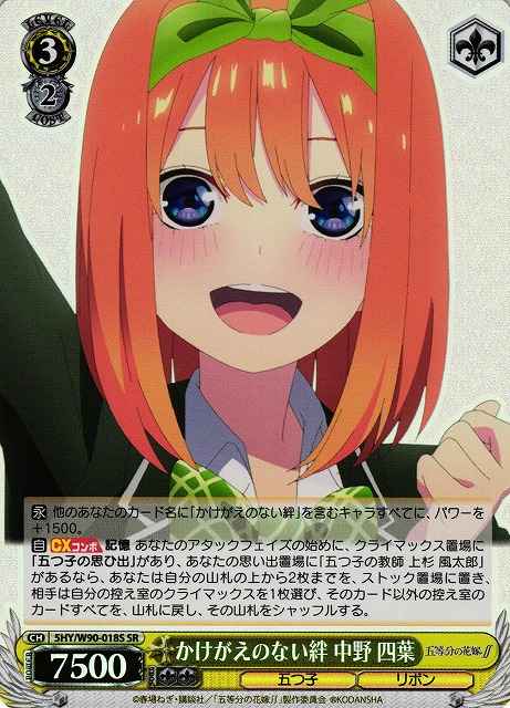かけがえのない絆 中野 四葉