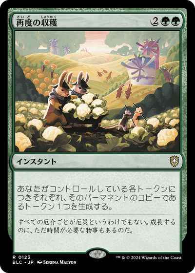 再度の収穫