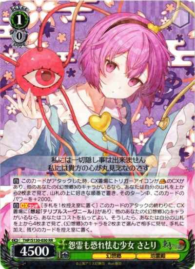 怨霊も恐れ怯む少女 さとり