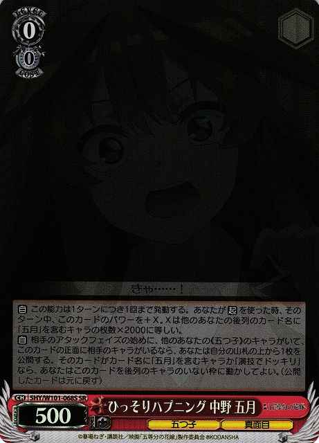 ひっそりハプニング 中野 五月