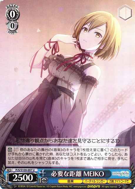 必要な距離 MEIKO
