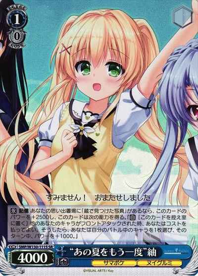 “あの夏をもう一度”紬