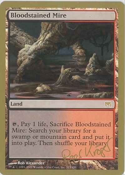 MTG】 金枠 血染めのぬかるみ(Peer Kroger 2003) レア | トレカの激安
