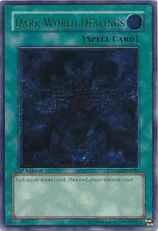 新しい 英語版 暗黒界の取引 遊戯王】 1st Ultimate STON-EN038 遊戯王OCG デュエルモンスターズ