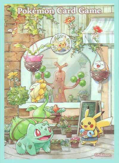 ポケモンカード　Grassy Gardening ピカチュウ　デッキシールド Amazon.co.jp: ポケモン カードゲーム デッキシールド
