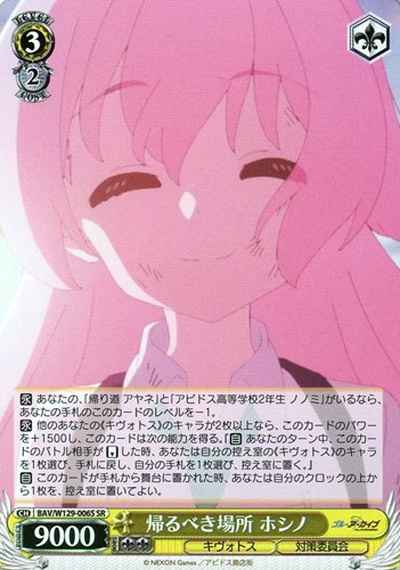 帰るべき場所 ホシノ