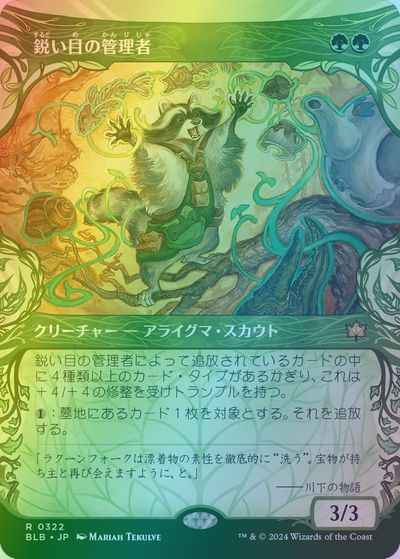 鋭い目の管理者(ショーケース)