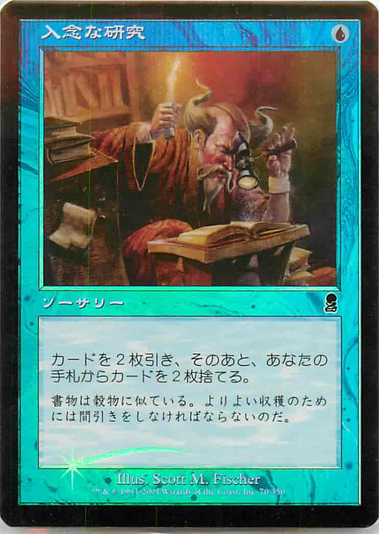 入念な研究