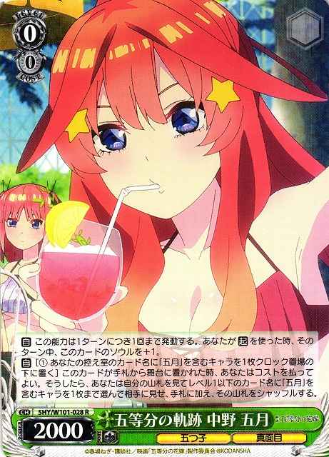 五等分の軌跡 中野 五月