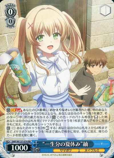 “一生分の夏休み”紬