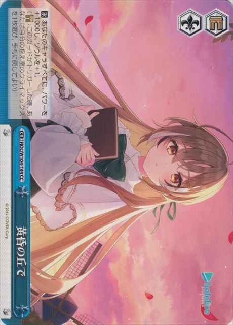 黄昏の丘で