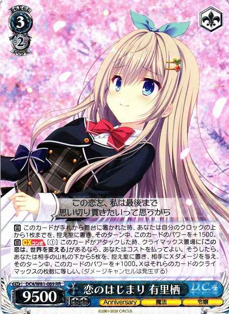 恋のはじまり 有里栖