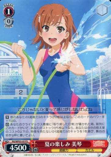 夏の楽しみ 美琴