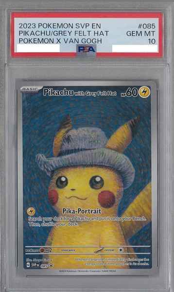 【PSA10】Pikachu with Grey Felt...