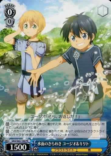 水面のきらめき ユージオ＆キリト