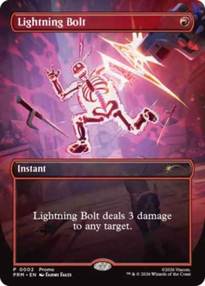 MTG】 稲妻(ボーダーレス) プロモ | トレカの激安通販 トレトク【公式】