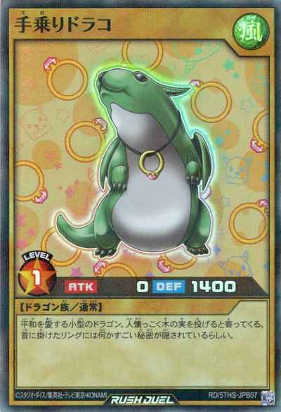 手乗りドラコ
