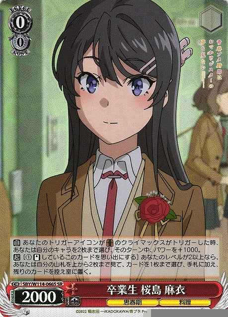卒業生 桜島 麻衣