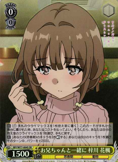 お兄ちゃんと一緒に 梓川 花楓