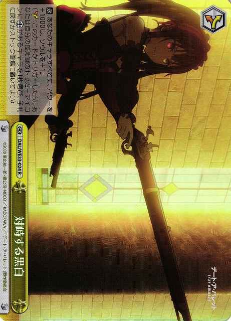 対峙する黒白 (Foil)