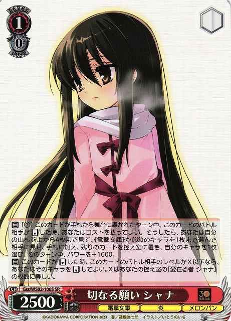 切なる願い シャナ