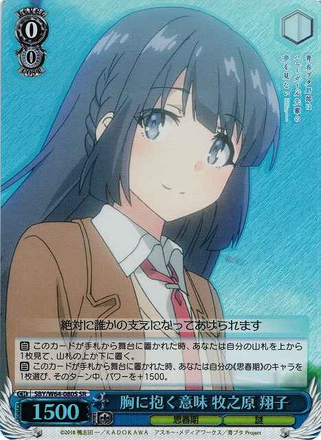 胸に抱く意味 牧之原 翔子