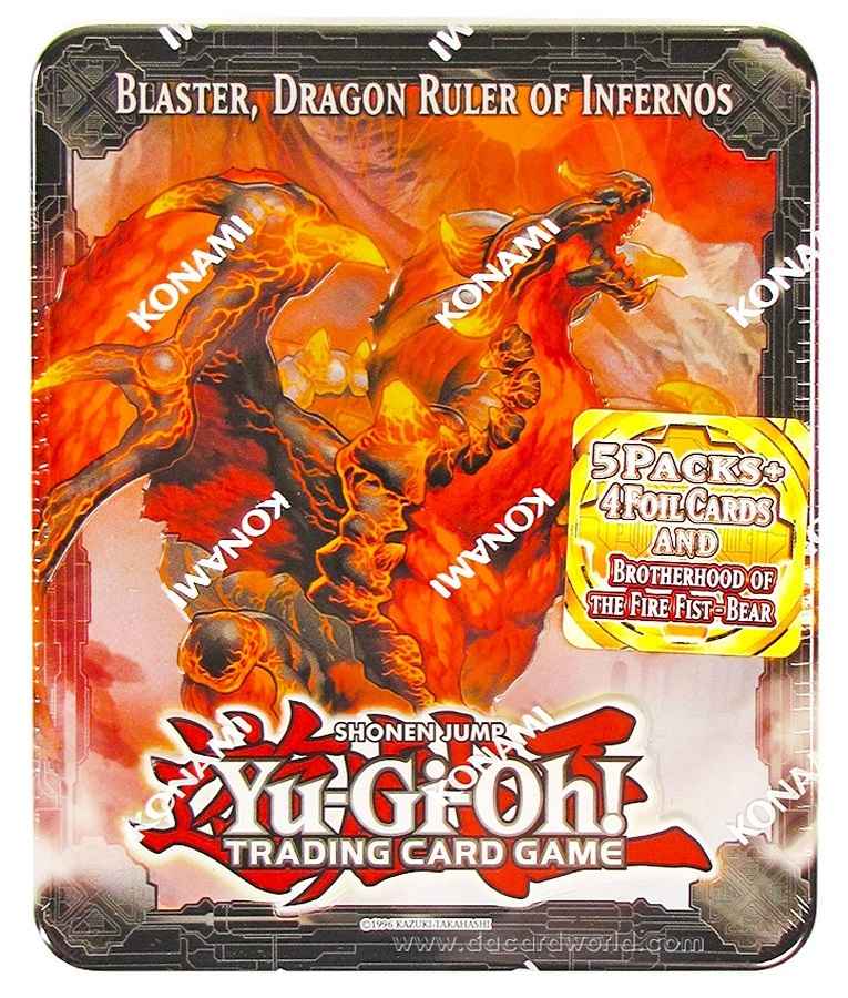 英語版　遊戯王　焔征龍ブラスターコレクティブルティン2013 EU版 焔征龍ブラスターコレクティブルティン2013 遊戯王 英語版