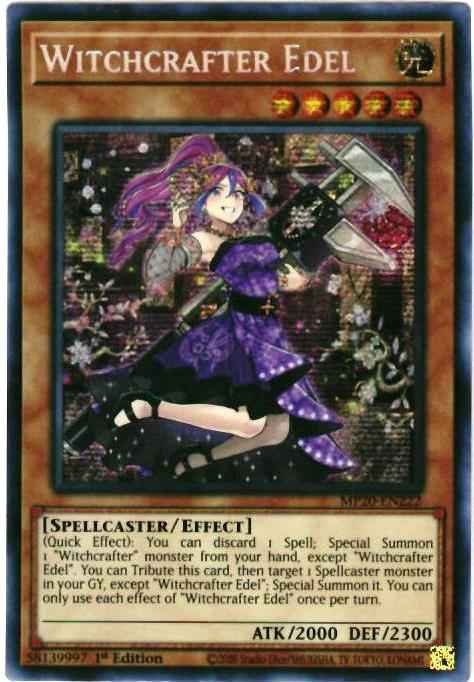 遊戯王 ウィッチクラフト エーデル 英語版 1st Mp En222 Secret シークレット トレカの激安通販トレトク 公式