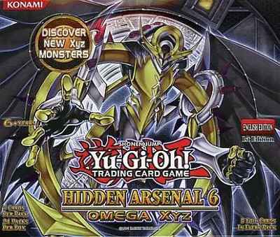 hidden arsenal 6 未開封新品　1st 遊戯王】 英語版 Hidden Arsenal 6：Omega Xyz 1st 未開封 BOX