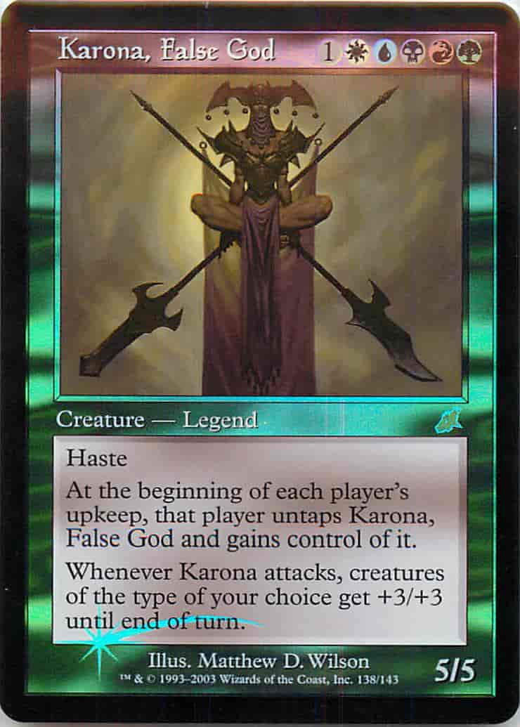 MTG邪神カローナ クリーチャー・レジェンド MTG邪神カローナ クリーチャー・レジェンド