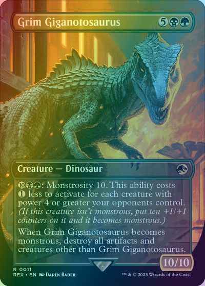 残忍なギガノトサウルス(ボーダー...