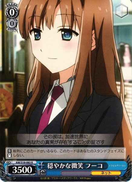 穏やかな微笑 フーコ