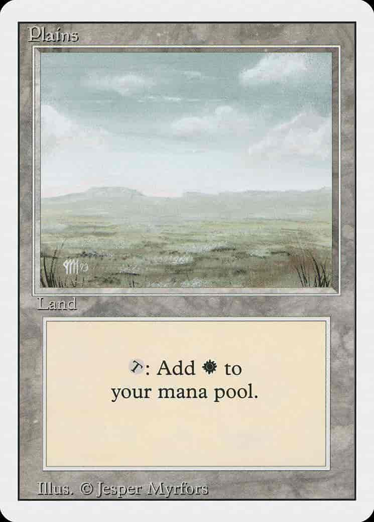 mtg基本土地サマーマジック版平地(dark)