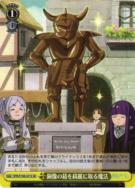 銅像の錆を綺麗に取る魔法