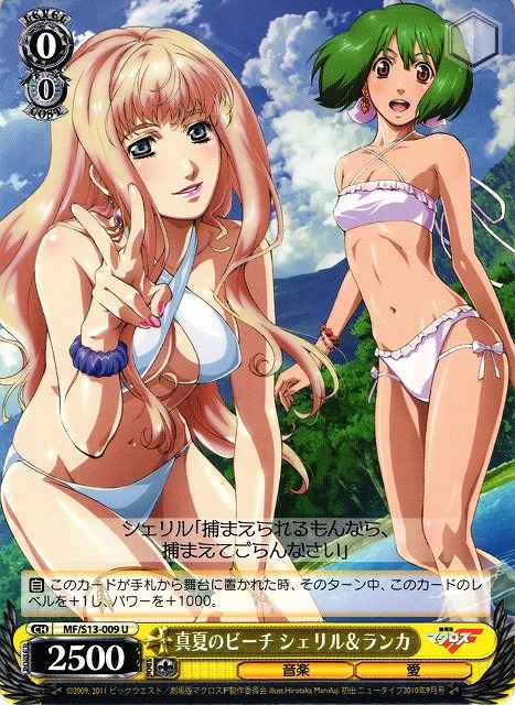 真夏のビーチ シェリル＆ランカ